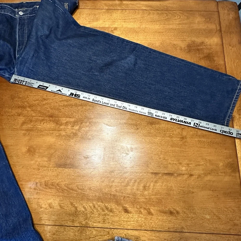 Vtg 2003 Y2K Levi's 501 Button-fly Jeans Dark Barely Worn Unbroken In 38x32